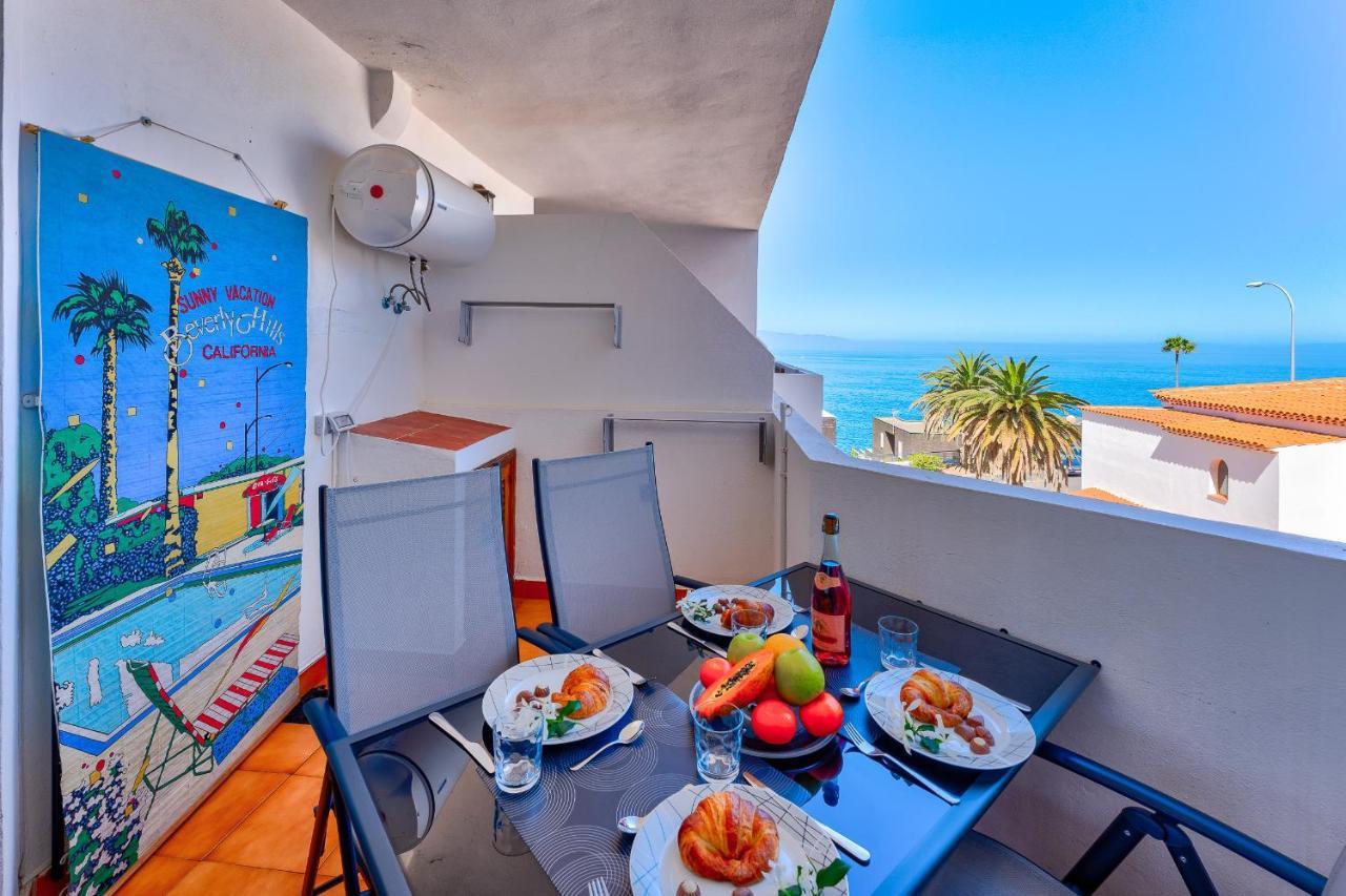 Wonderful Apartment With A Sea View, Wifi, Pool Puerto de Santiago  Bagian luar foto